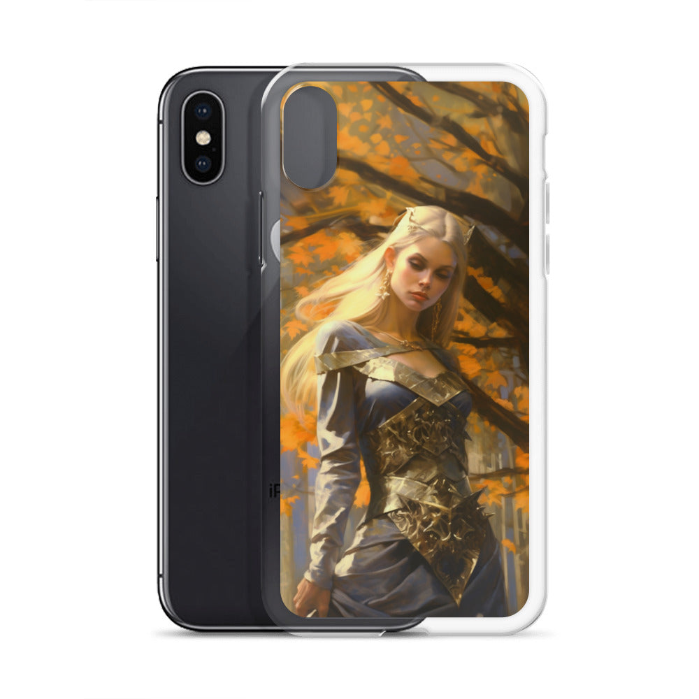 Dungeons and Dragons Female Elf iPhone Case
