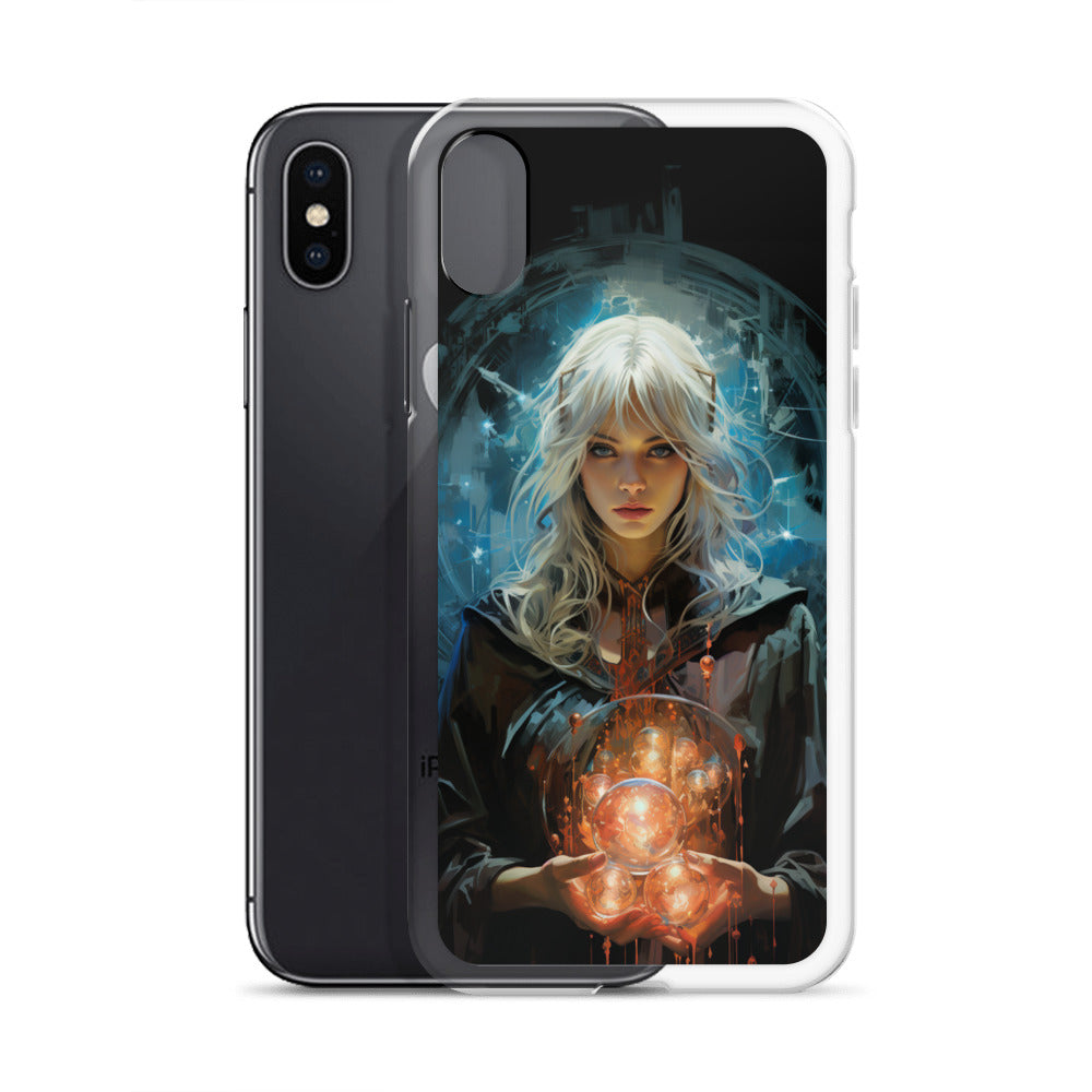 Dungeons and Dragons Female Elf Sorcerer iPhone Case