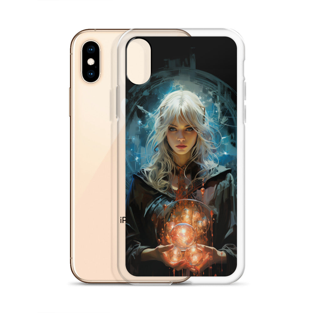 Dungeons and Dragons Female Elf Sorcerer iPhone Case