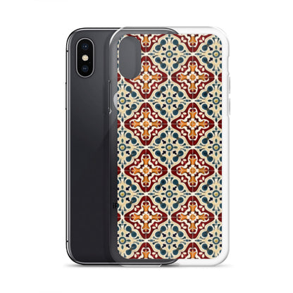 iPhone Case Classic Encaustic Tile Red