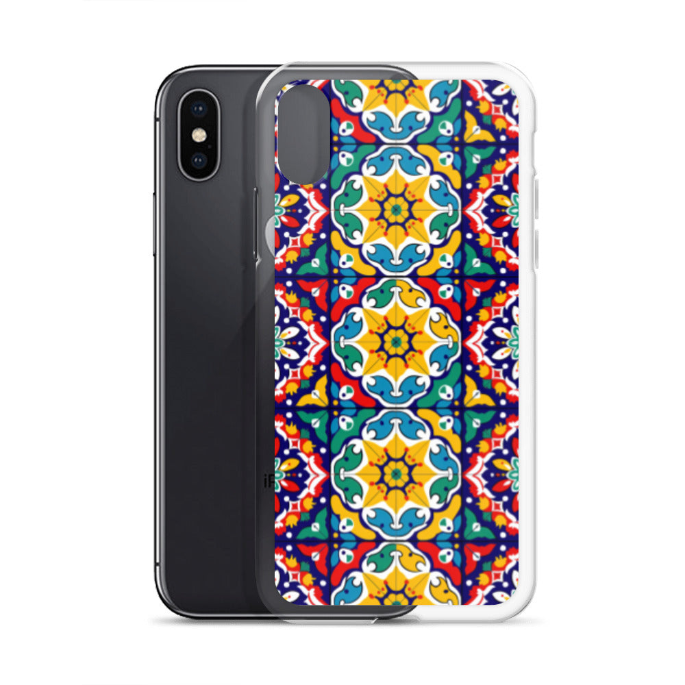 iPhone Case Talavera Tiles Red and Yellow