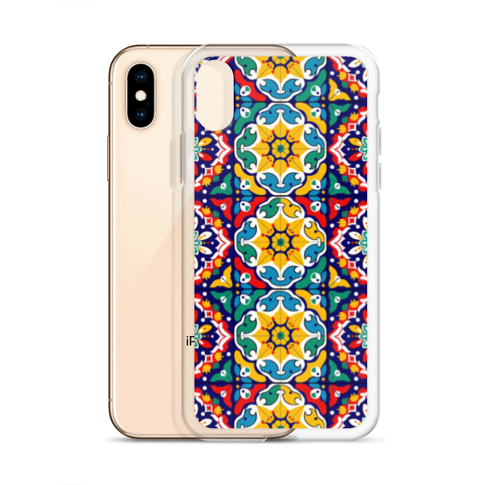iPhone Case Talavera Tiles Red and Yellow