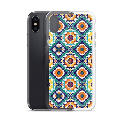iPhone Case Talavera Tiles Green and Blue