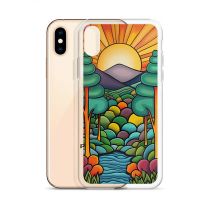 iPhone Case Arkley Sunrise over Mountains and Forest