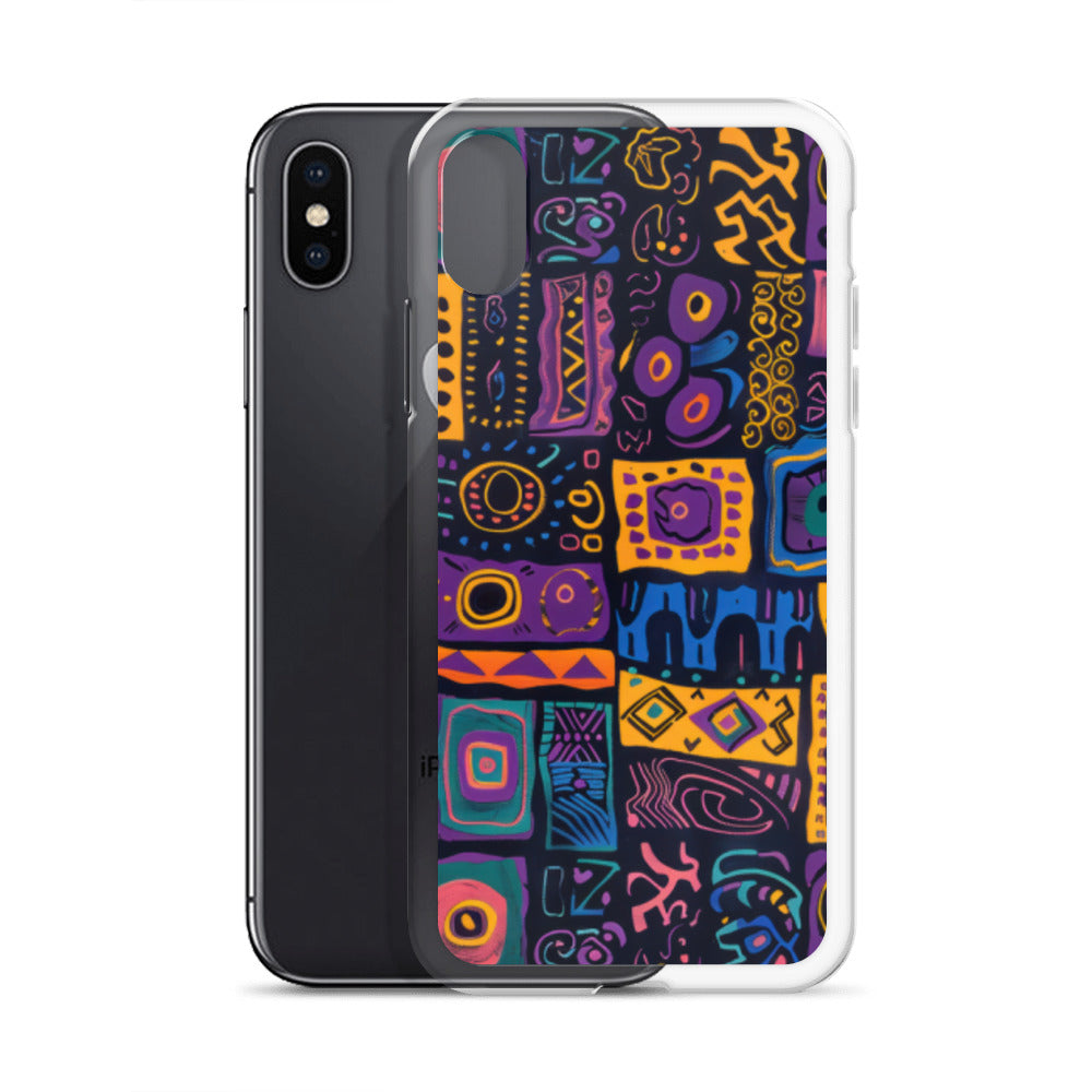 iPhone Case Colorful Yemanja Pattern