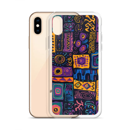 iPhone Case Colorful Yemanja Pattern