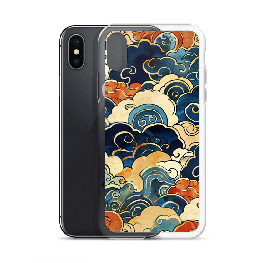 iPhone Case Stylized Clouds