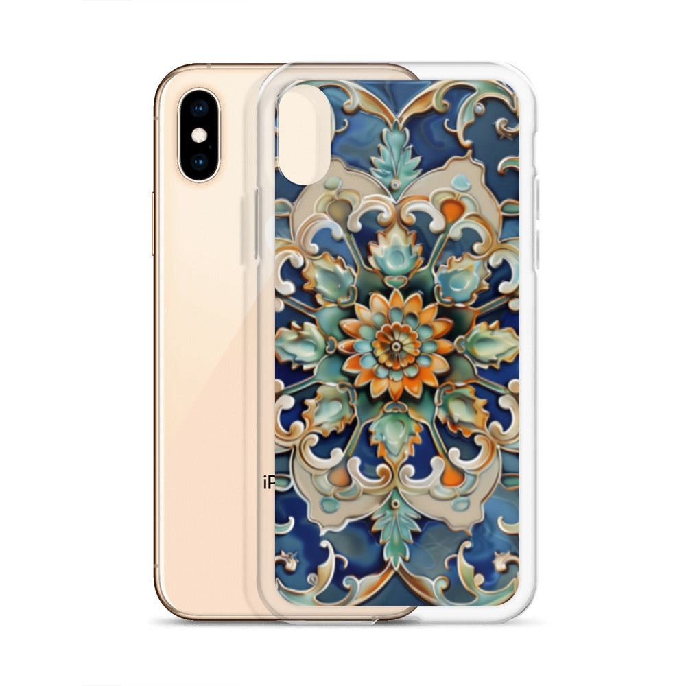 iPhone Case Malaysian Ceramic Tile Pattern