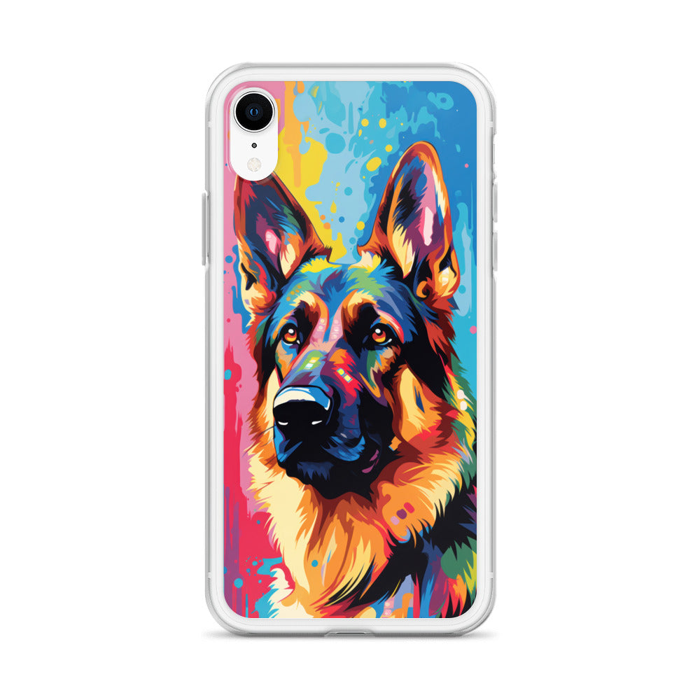 iPhone Case Painted German Shepherd