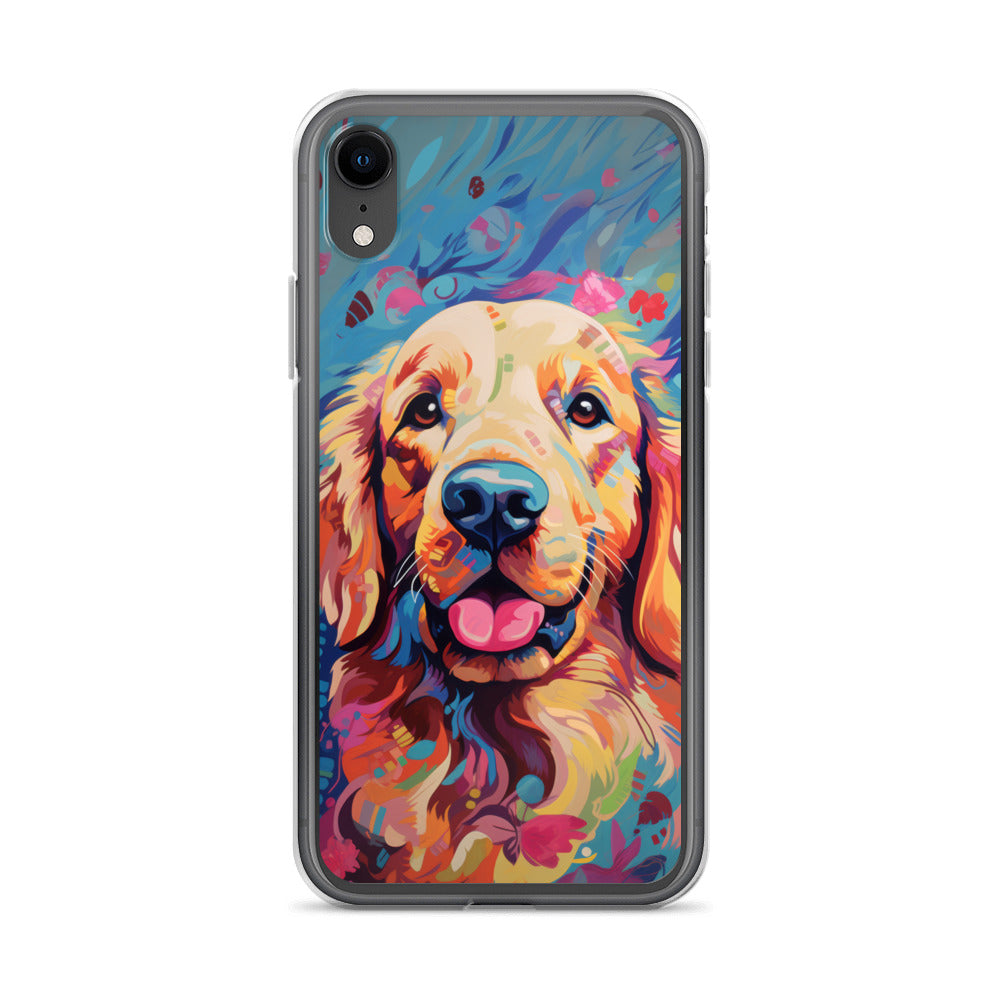 iPhone Case Painted Golden Retriever