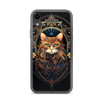 Art Nouveau Cat #3 iPhone Case