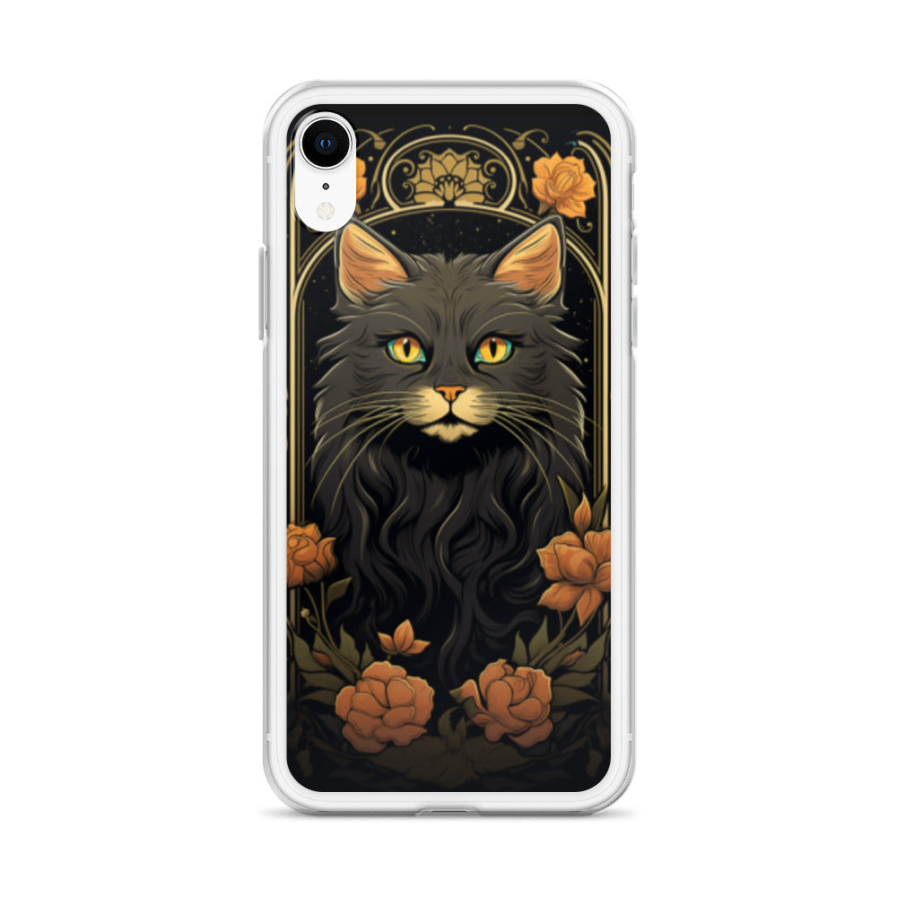 Art Nouveau Cat iPhone Case