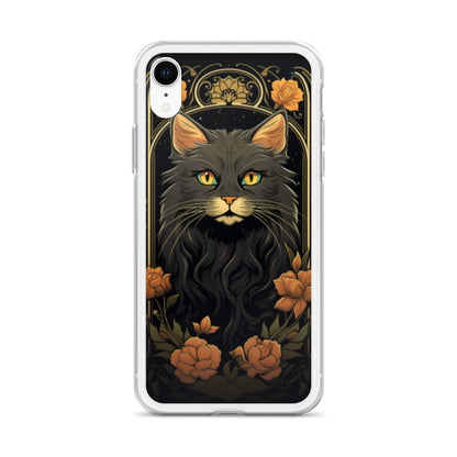 Art Nouveau Cat iPhone Case