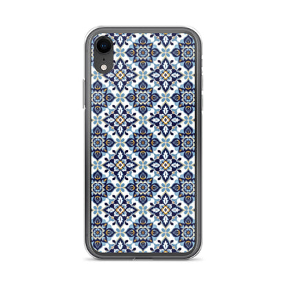 iPhone Case Classic Encaustic Tile Blue