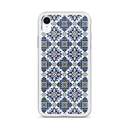 iPhone Case Classic Encaustic Tile Blue