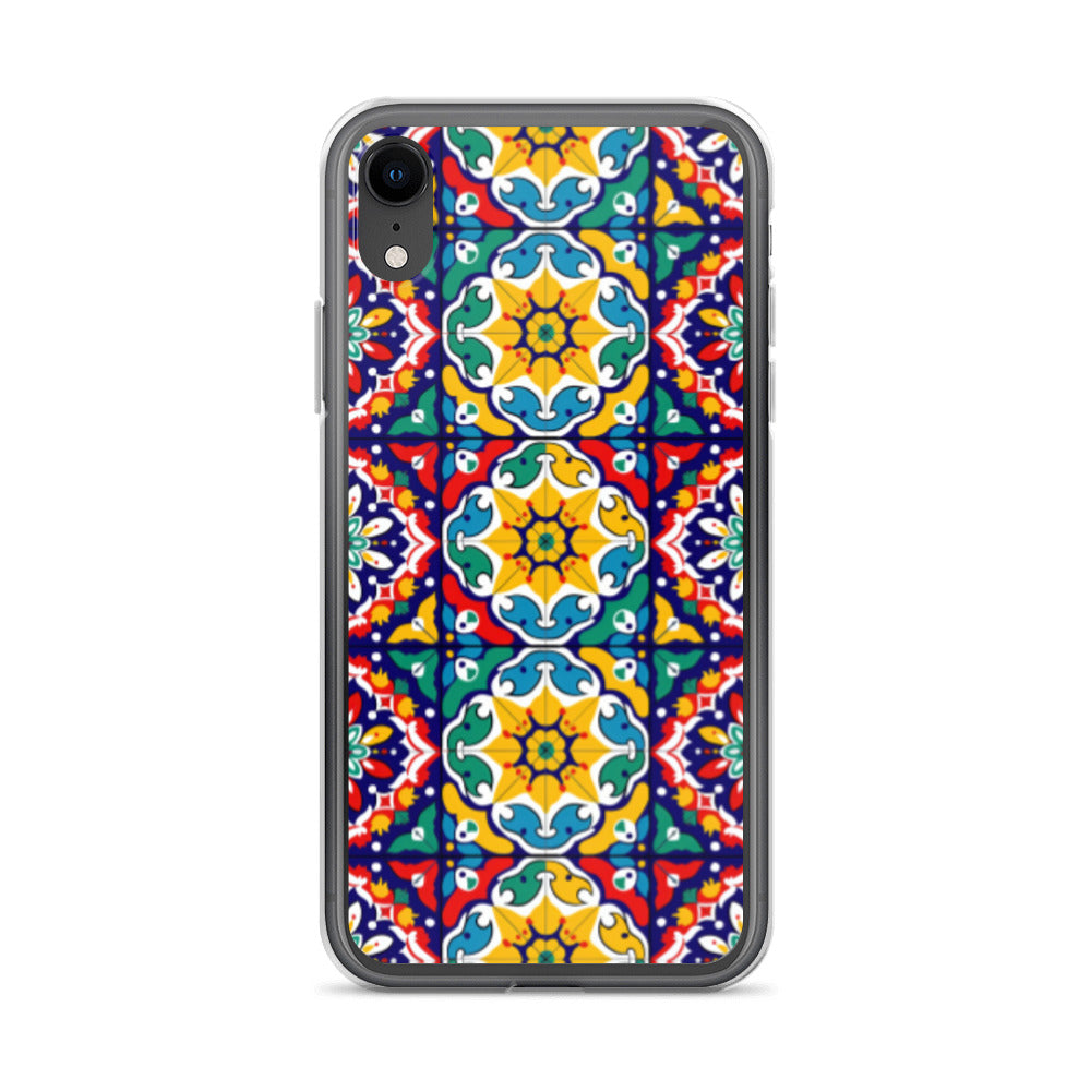 iPhone Case Talavera Tiles Red and Yellow