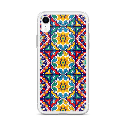 iPhone Case Talavera Tiles Red and Yellow