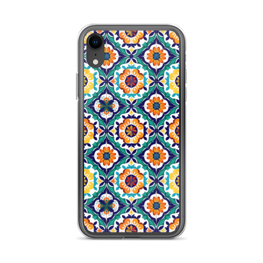 iPhone Case Talavera Tiles Green and Blue
