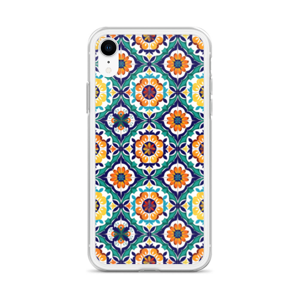 iPhone Case Talavera Tiles Green and Blue