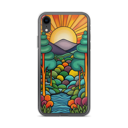 iPhone Case Arkley Sunrise over Mountains and Forest