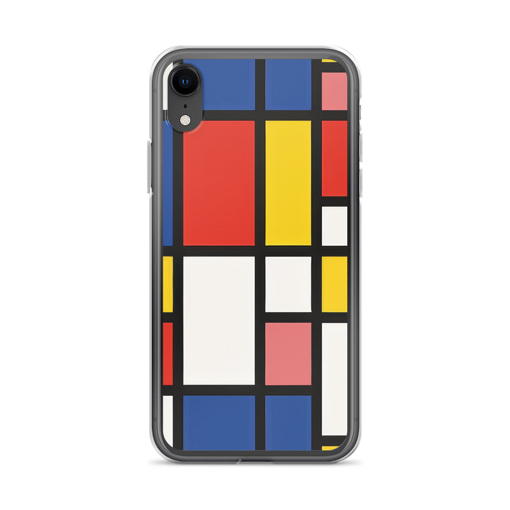 iPhone Case Colorful De Stijl