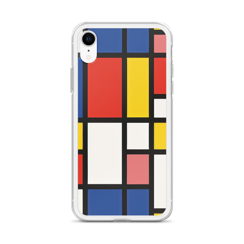 iPhone Case Colorful De Stijl