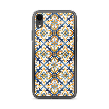 iPhone Case Colorful Spanish Tile Pattern