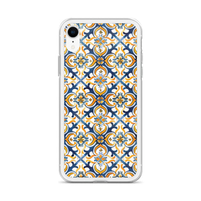 iPhone Case Colorful Spanish Tile Pattern