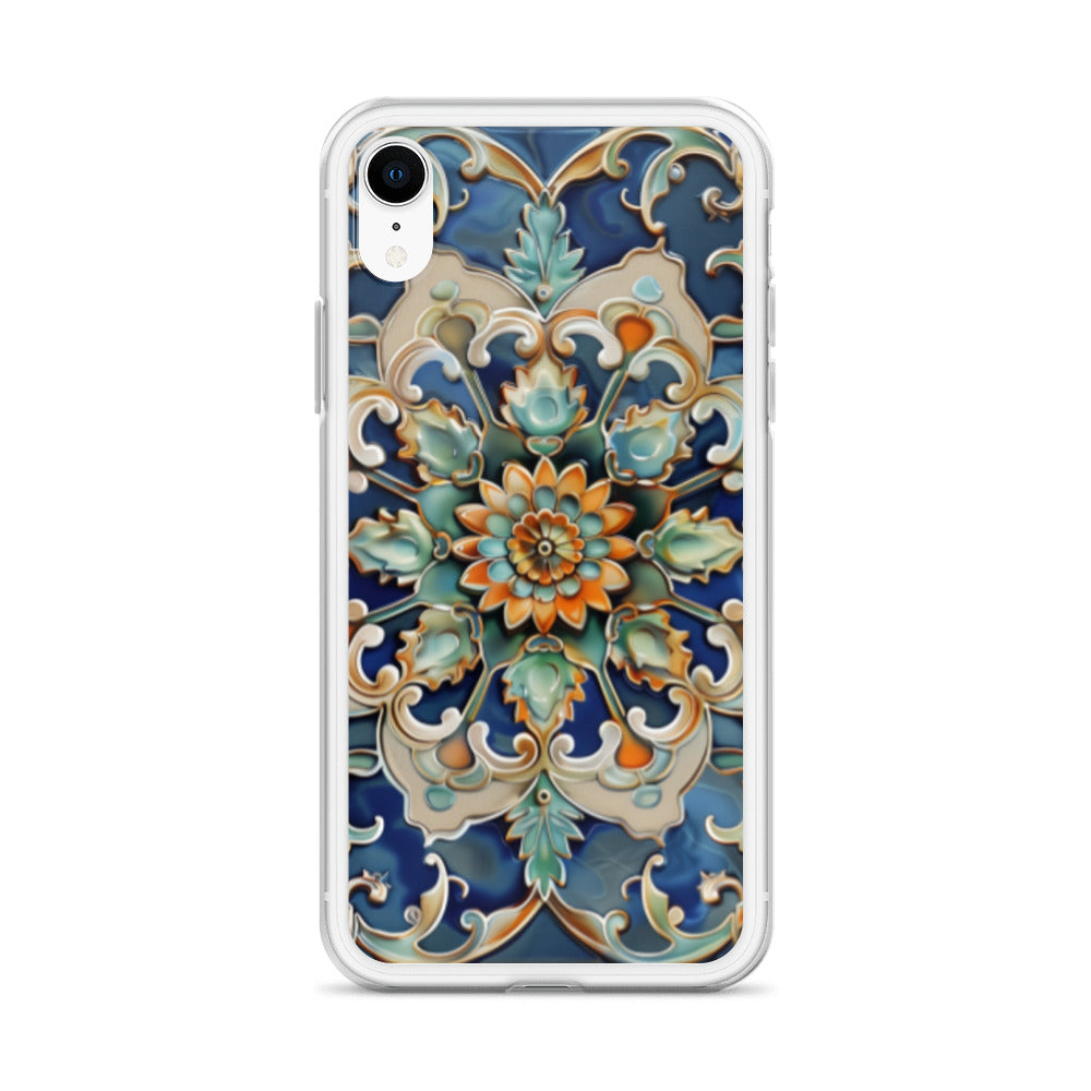 iPhone Case Malaysian Ceramic Tile Pattern