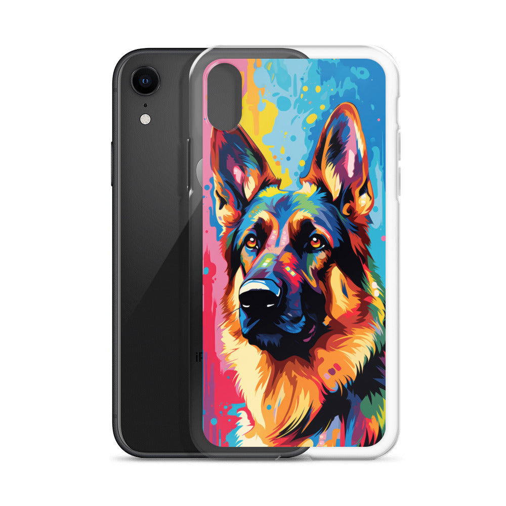 iPhone Case Painted German Shepherd