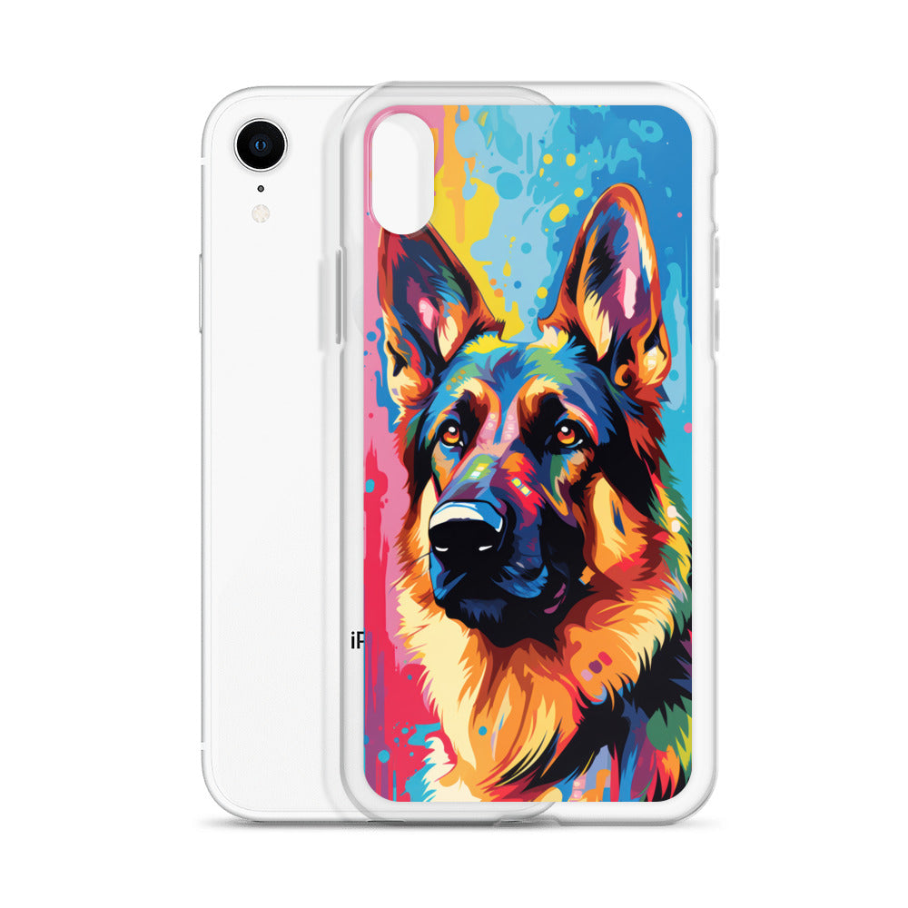 iPhone Case Painted German Shepherd