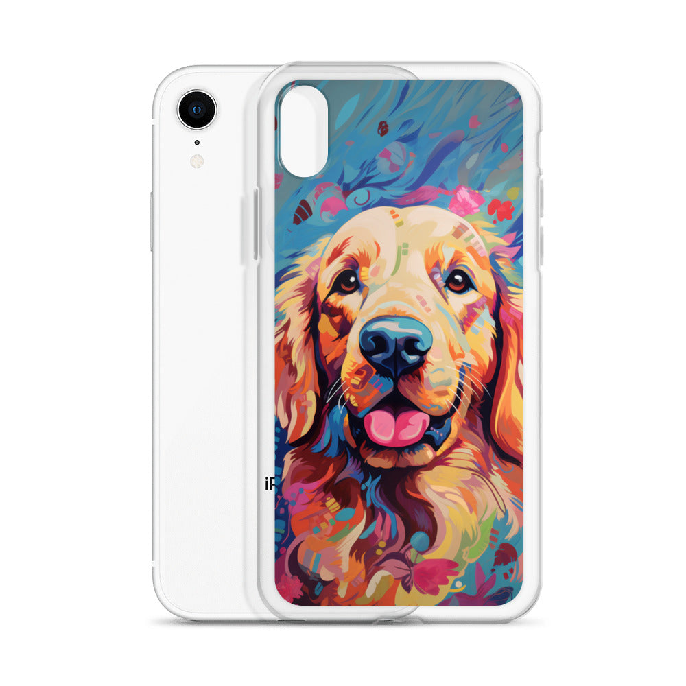 iPhone Case Painted Golden Retriever