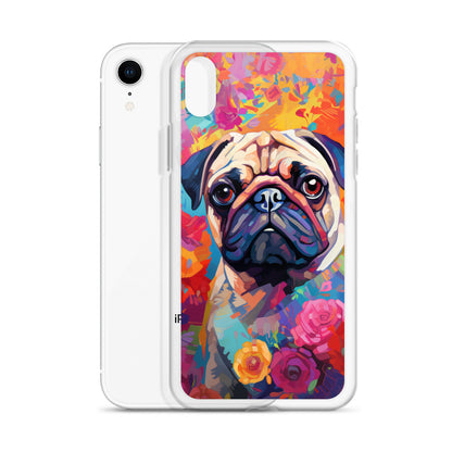 iPhone Case Painted Pug