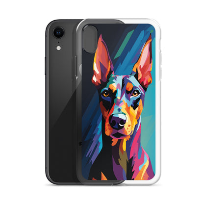 iPhone Case Painted Doberman Pinscher