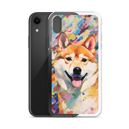 iPhone Case Painted Shiba Inu