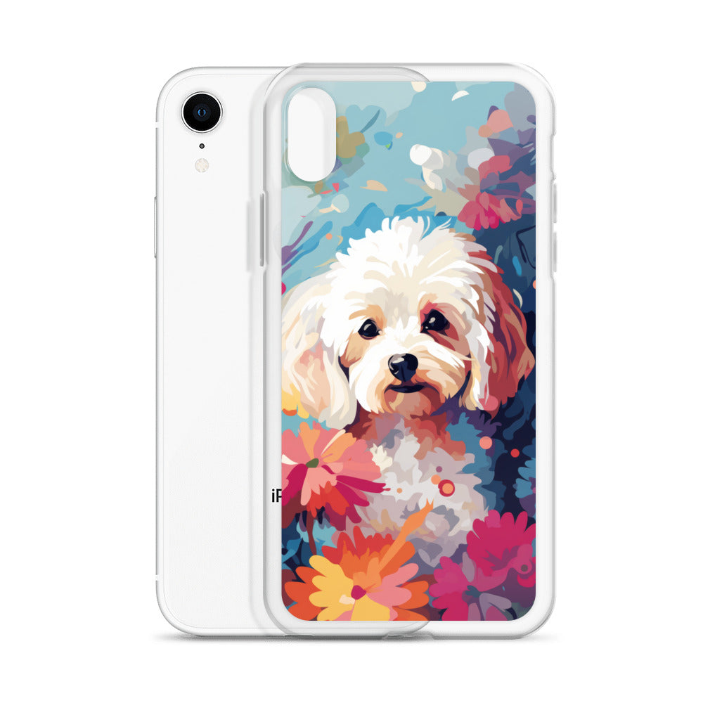 iPhone Case Painted Bichon Frise