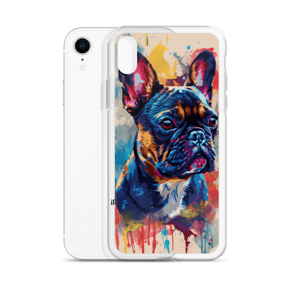 Painted French Bulldog iPhone Case