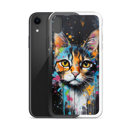 Graffiti Calico Cat iPhone Case