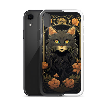 Art Nouveau Cat iPhone Case