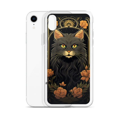 Art Nouveau Cat iPhone Case