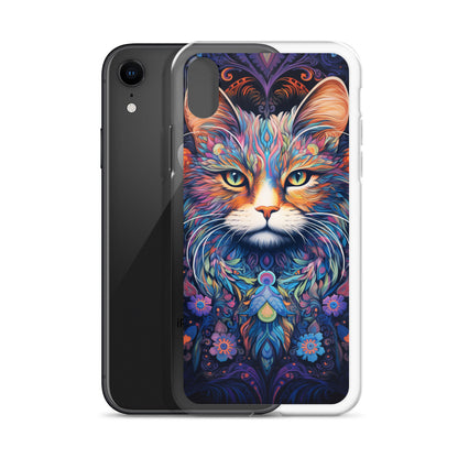 Psychedelic Cat #2 iPhone Case