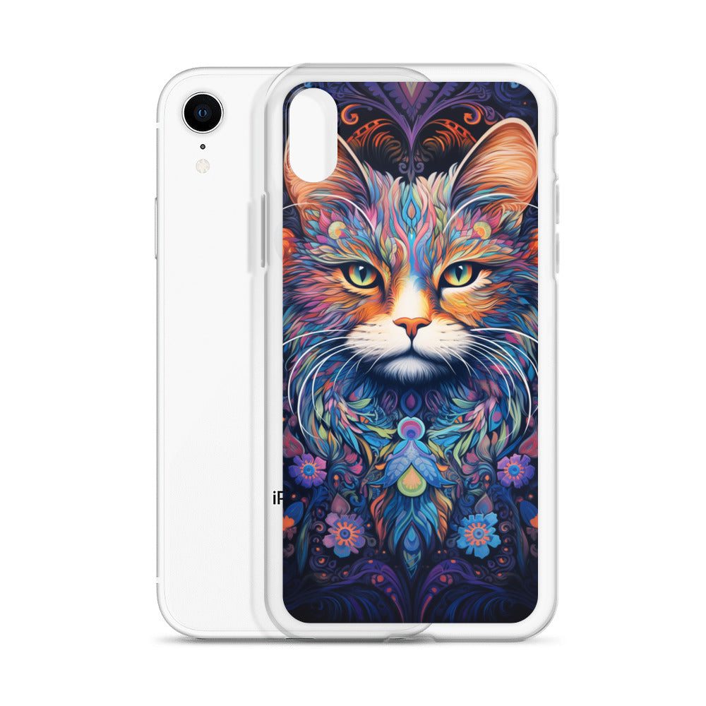 Psychedelic Cat #2 iPhone Case