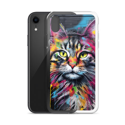 Graffiti Cat iPhone Case