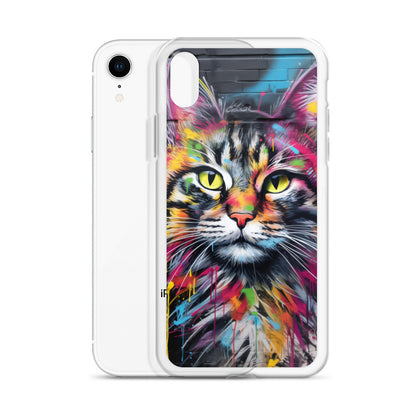 Graffiti Cat iPhone Case