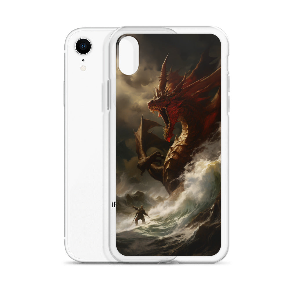Dragon Battle iPhone Case