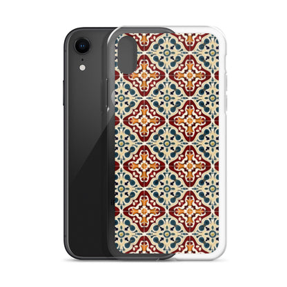 iPhone Case Classic Encaustic Tile Red