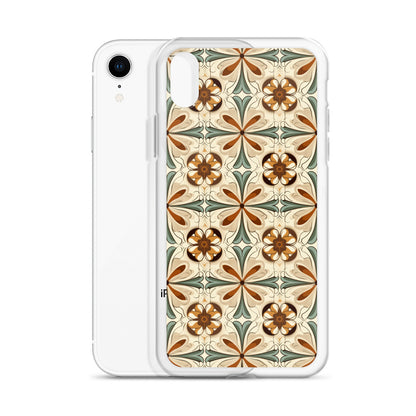 iPhone Case Ornate Leaves Tile