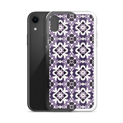 iPhone Case Purple Moroccan Style Tile