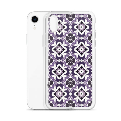 iPhone Case Purple Moroccan Style Tile
