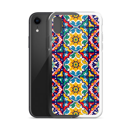 iPhone Case Talavera Tiles Red and Yellow